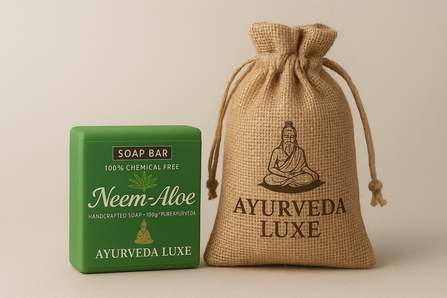 Neem Aloe - Handcrafted Ayurvedic Luxury Soap