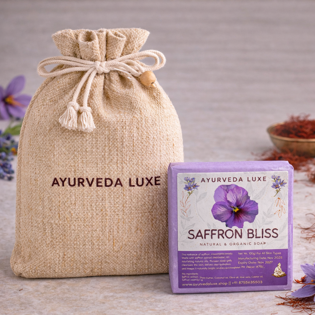 Saffron Bliss – 100% Chemical-Free Handcrafted Soap