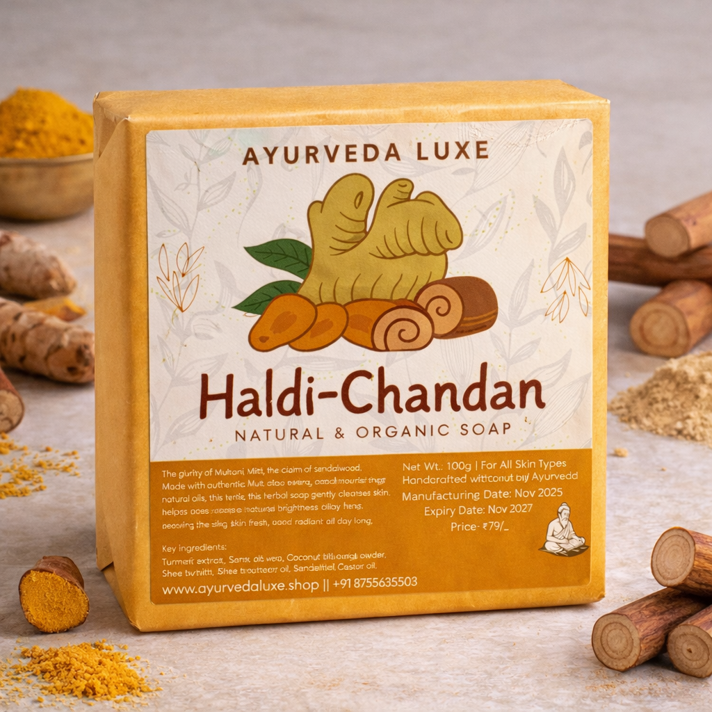 Haldi Chandan Soap -100% Chemical Free Handcrafted Soap