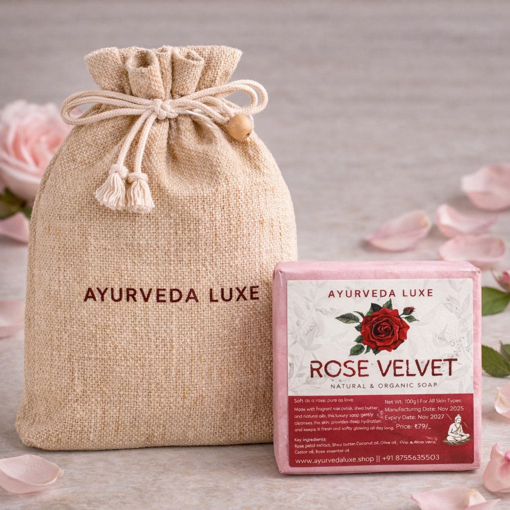 Rose Velvet - 100% Chemical Free Handcrafted Ayurvedic Luxury Soap