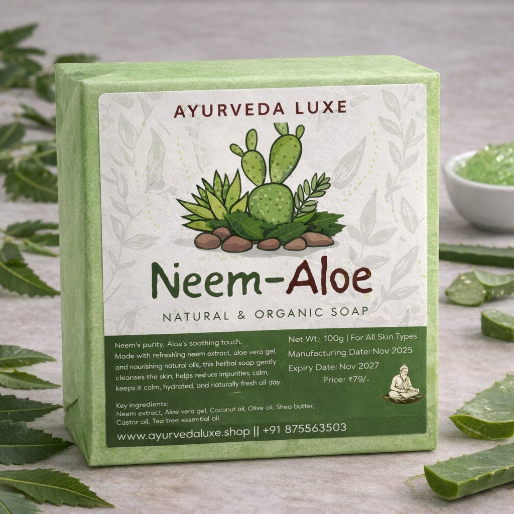 Neem Aloe - 100% Chemical Free Handcrafted Ayurvedic Luxury Soap